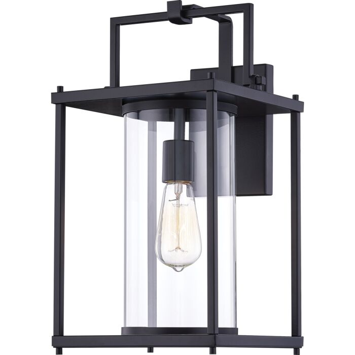 Quoizel Garrett 9 Inch Outdoor Hanging Light in Matte Black