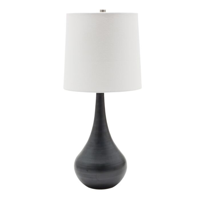 House of Troy Scatchard 23 Inch Table Lamp in Black Matte