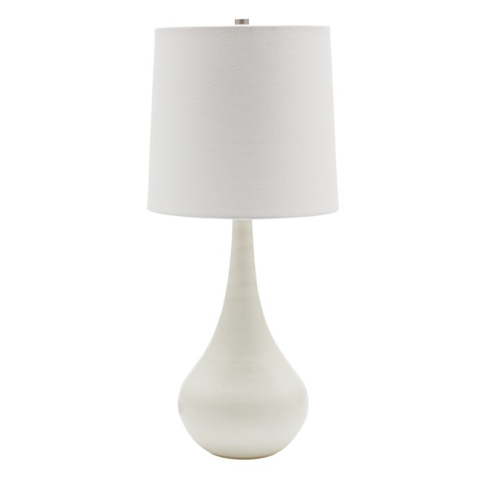 House of Troy Scatchard 23 Inch Table Lamp in White Matte