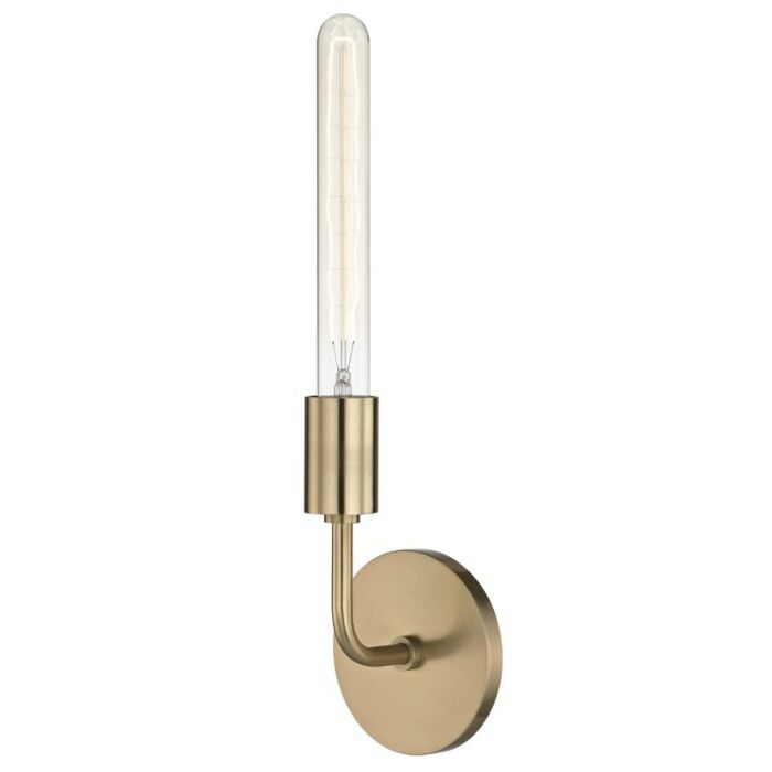 Mitzi Ava 17 Inch Wall Sconce in Aged Brass