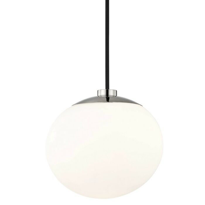 Mitzi Estee 8 Inch Pendant Light in Polished Nickel