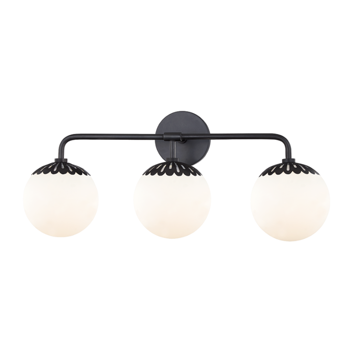 Mitzi Paige 3 Light 23 Inch Bathroom Vanity Light in Old Bronze