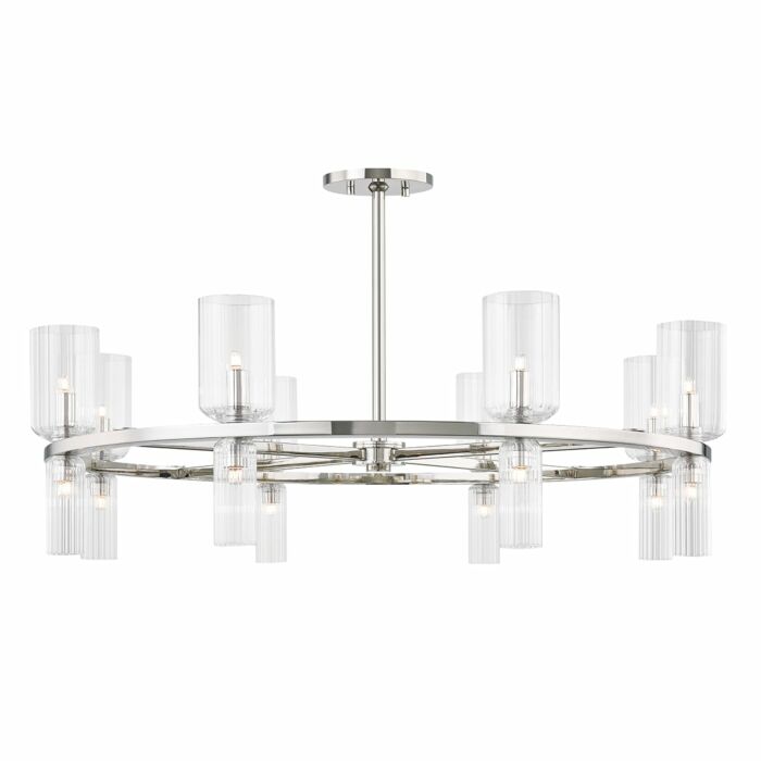 Mitzi Tabitha 16 Light Chandelier in Polished Nickel