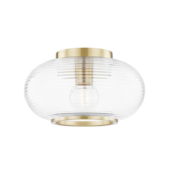 Mitzi Maggie Ceiling Light in Aged Brass