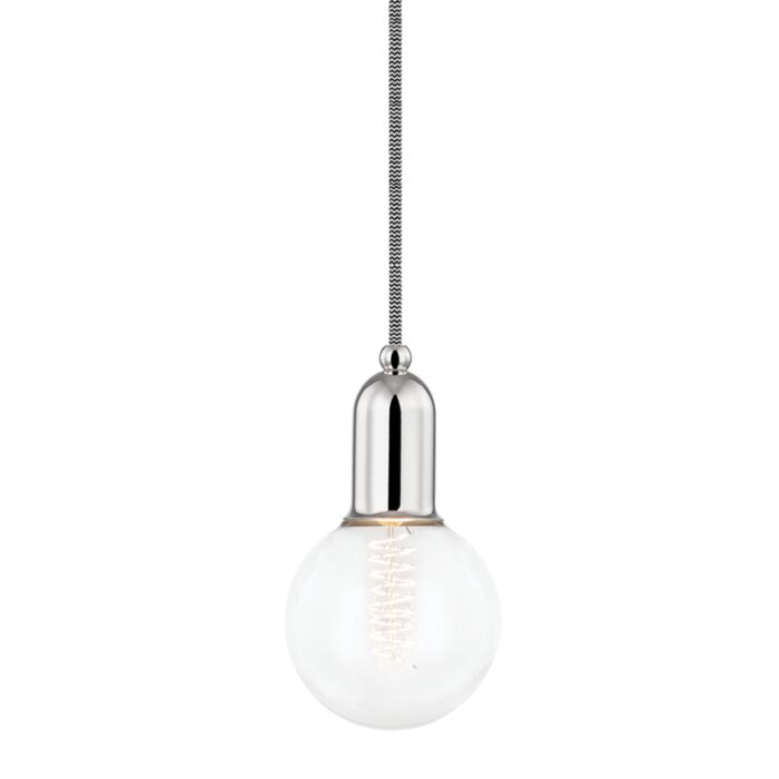 Mitzi Bryce Pendant Light in Polished Nickel
