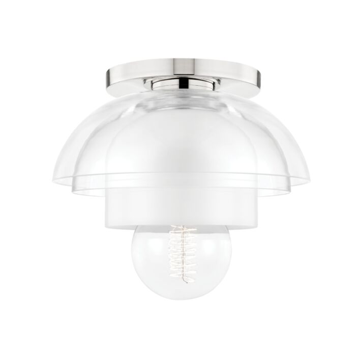Mitzi Ruby Ceiling Light in Polished Nickel