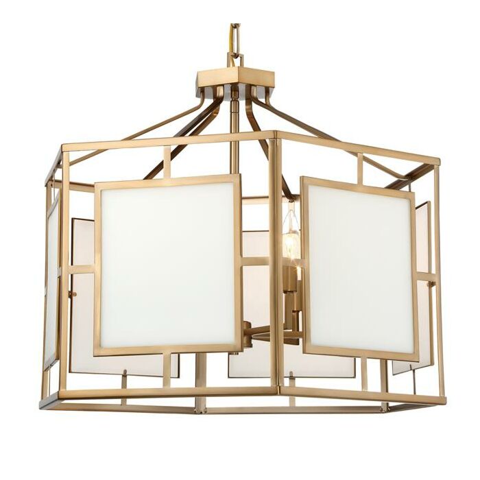 Libby Langdon for Crystorama Hillcrest 21 Inch Chandelier in Vibrant Gold