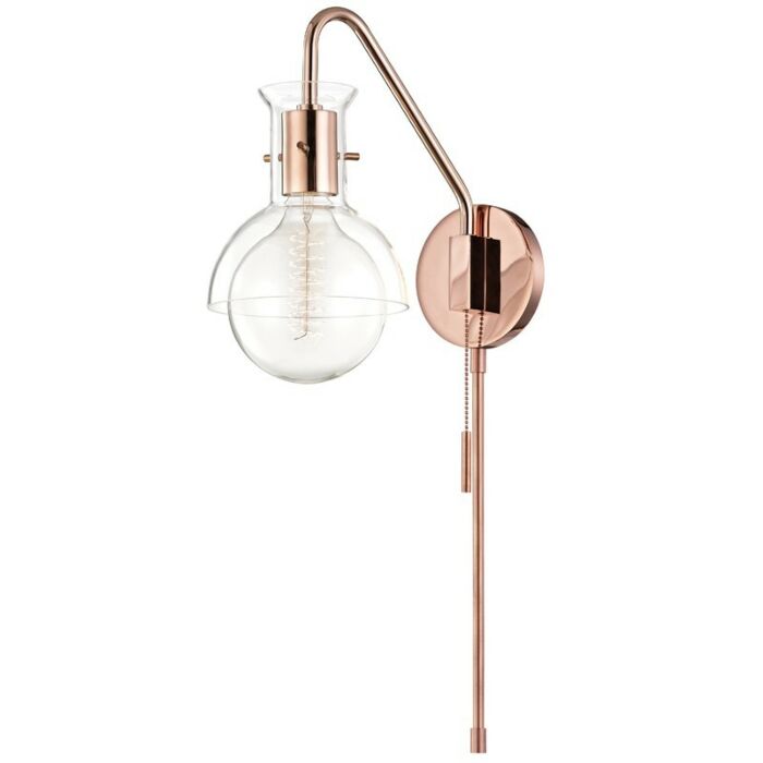 Mitzi Riley 24 Inch Wall Sconce in Polished Copper