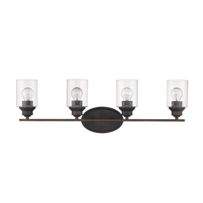 Gemma 4-Light Oil-Rubbed Bronze Vanity