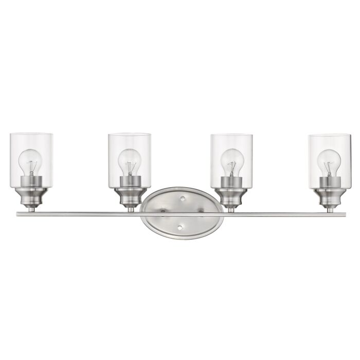 Gemma 4-Light Satin Nickel Vanity