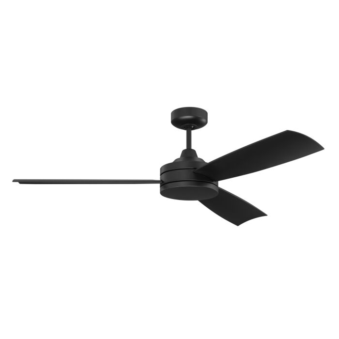 Craftmade Inspo 54 Inch . Light Indoor Ceiling Fan in Flat Black