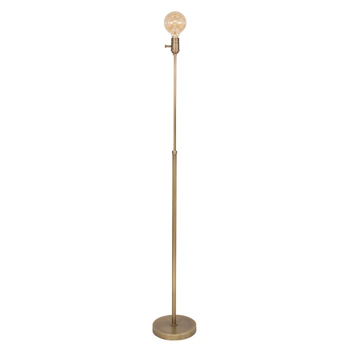House of Troy Ira 66 Inch Floor Lamp in Antique Brass