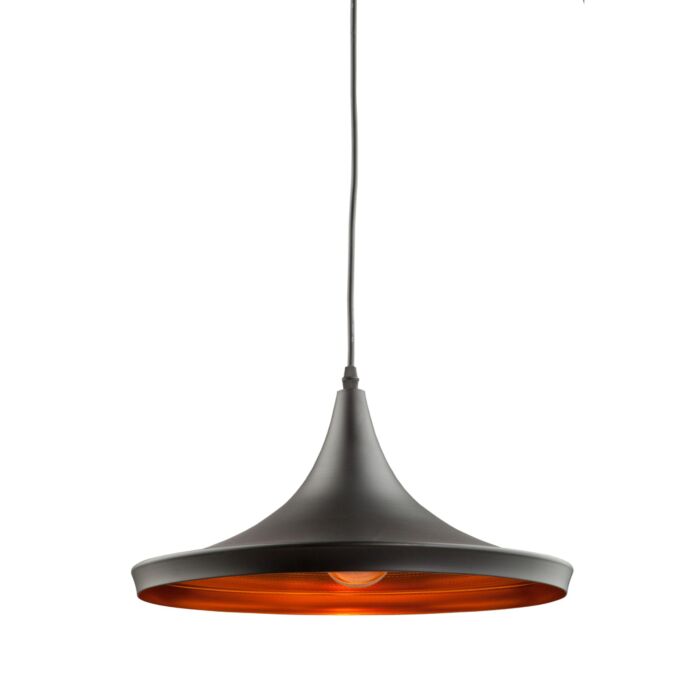 Artcraft Connecticut Pendant Light in Matte Black & Copper