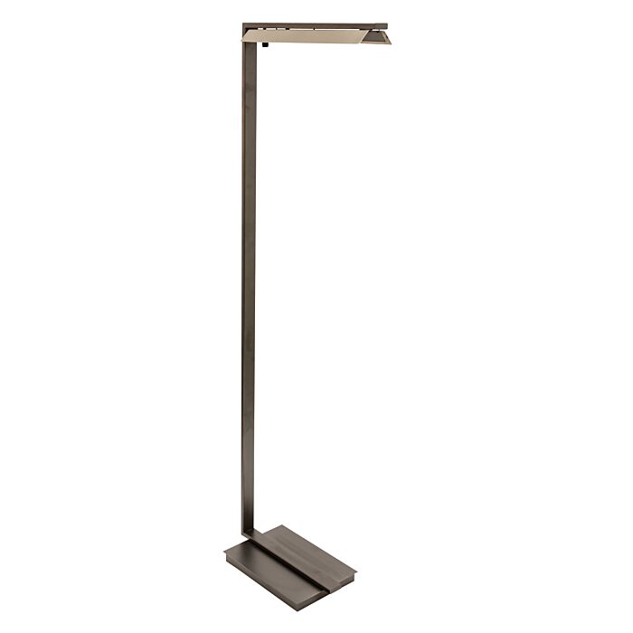 House of Troy Jay 52 Inch Floor Lamp in Granite with Satin Nickel