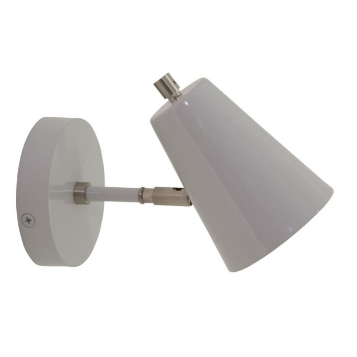 House of Troy Kirby 6.25 Inch LED Wall Lamp in Gray/Satin Nickel