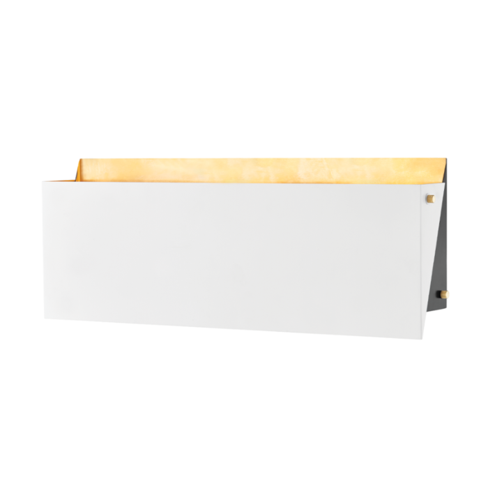 Hudson Valley Ratio 2 Light Wall Sconce in Aged Brass