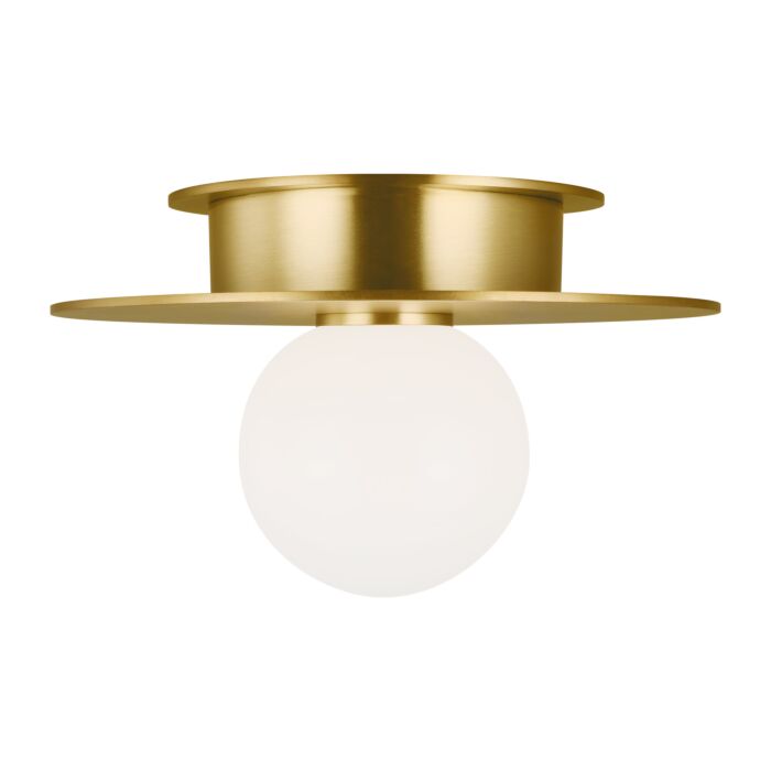 Nodes Ceiling Light in Burnished Brass by Kelly Wearstler