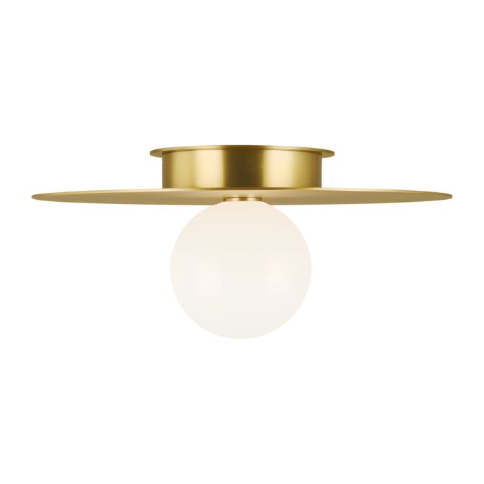 Nodes Ceiling Light in Burnished Brass by Kelly Wearstler