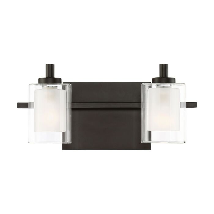 Quoizel Kolt 2 Light Bathroom Vanity Light in Western Bronze