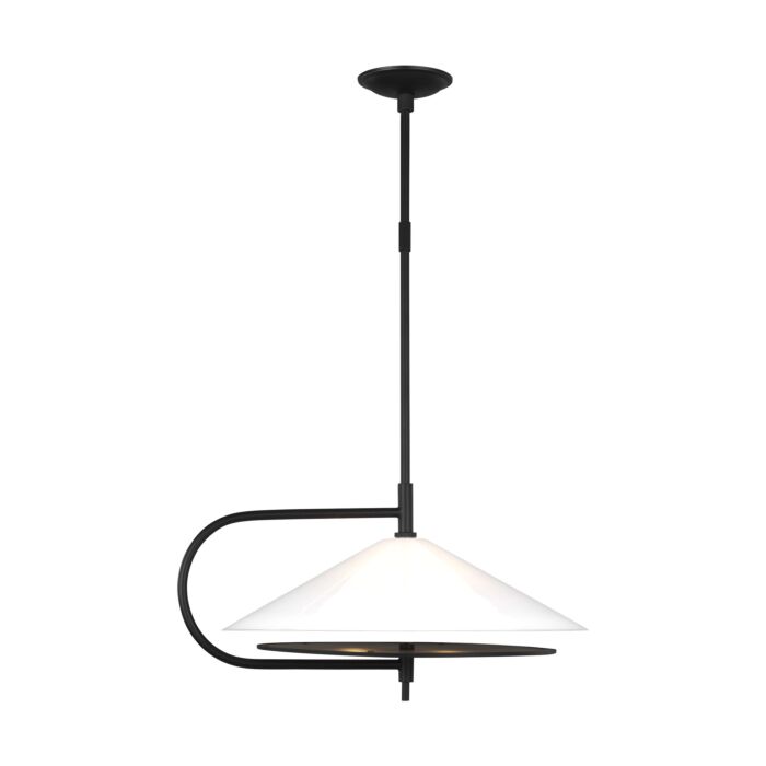 Gesture 2 Light Pendant Light in Midnight Black by Kelly Wearstler