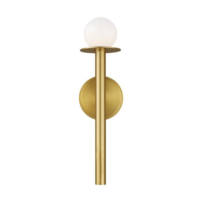 Nodes Wall Sconce in Burnished Brass by Kelly Wearstler