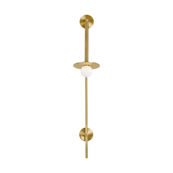 Nodes Wall Sconce in Burnished Brass by Kelly Wearstler