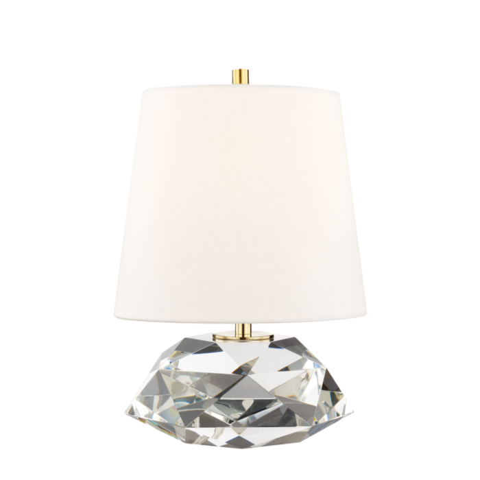 Hudson Valley Henley 14 Inch Table Lamp in Aged Brass