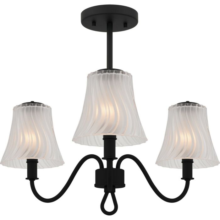 Three Light Semi-Flush Mount