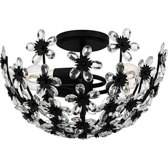 Three Light Semi-Flush Mount