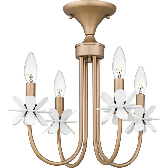 Four Light Semi-Flush Mount