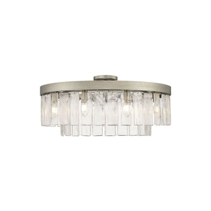 Nine Light Semi-Flush Mount