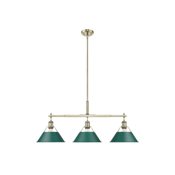 Three Light Linear Pendant