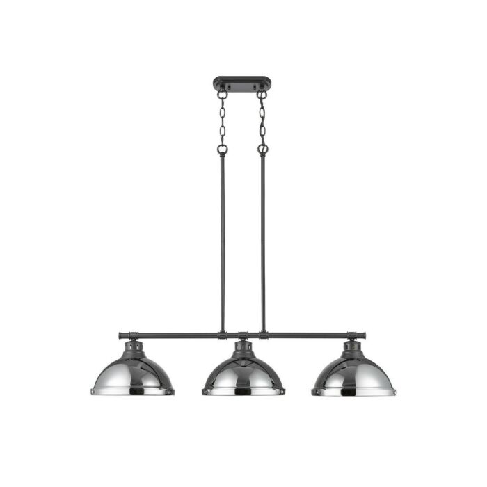 Three Light Linear Pendant