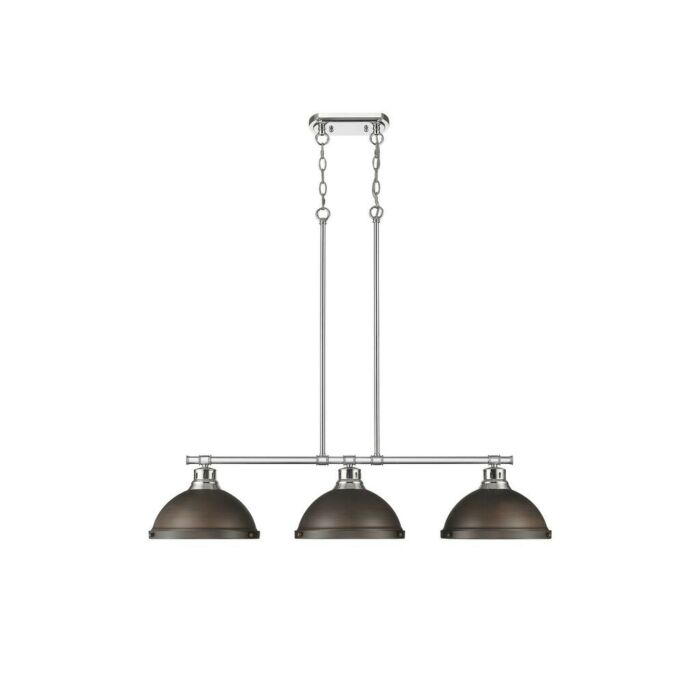 Three Light Linear Pendant