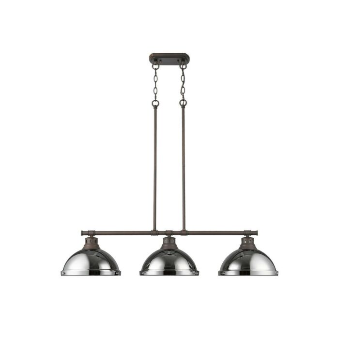Three Light Linear Pendant