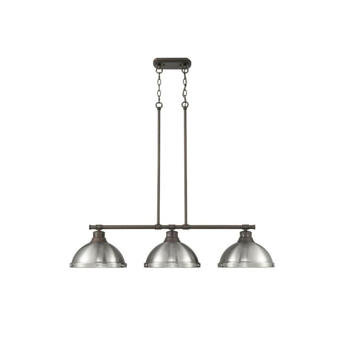Three Light Linear Pendant