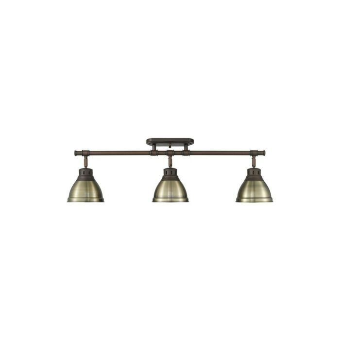 Three Light Semi-Flush Mount