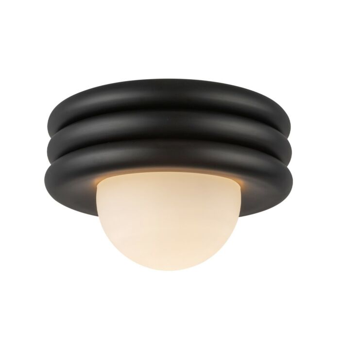 One Light Semi-Flush Mount