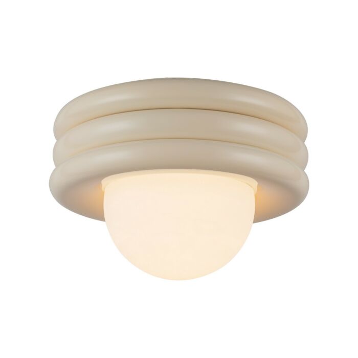 One Light Semi-Flush Mount