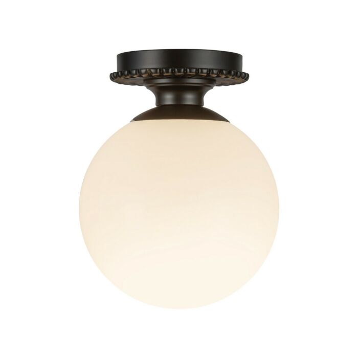 One Light Semi-Flush Mount