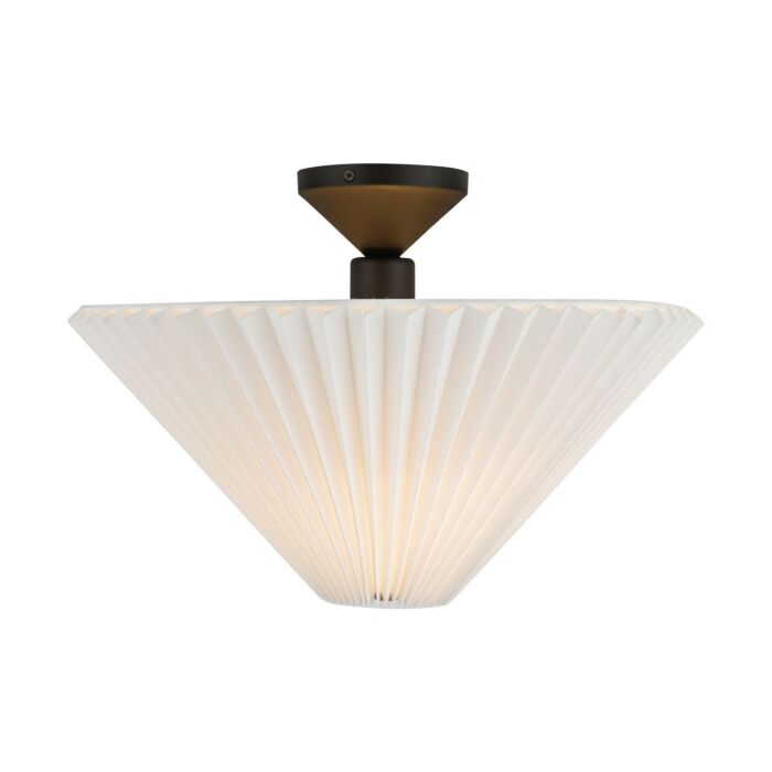 One Light Semi-Flush Mount
