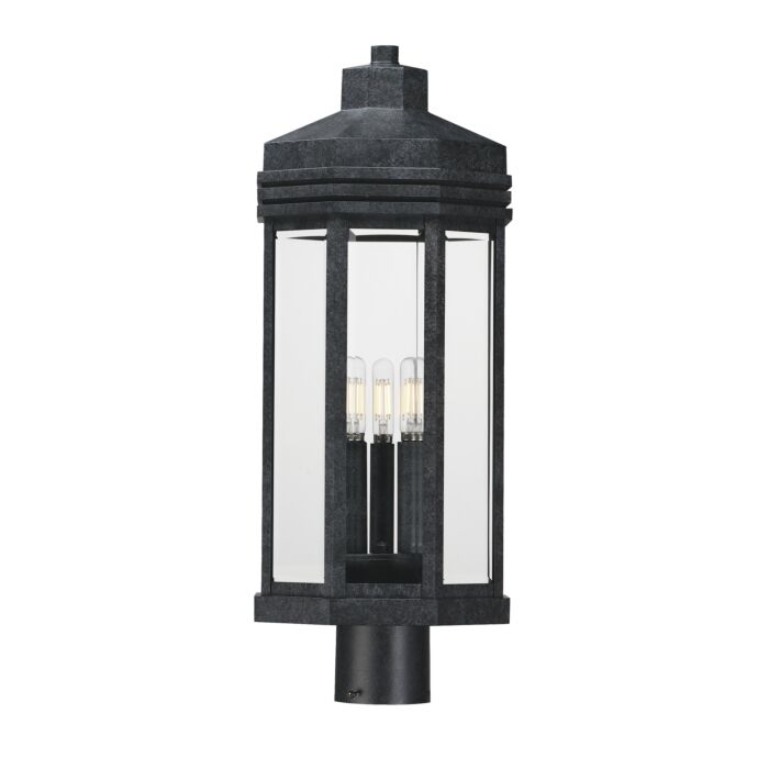 Three Light Outdoor Post Lantern