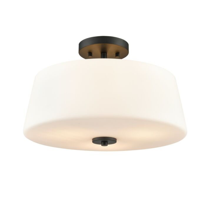 Three Light Semi-Flush Mount