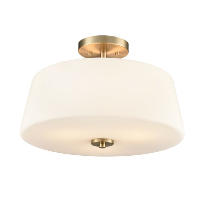 Three Light Semi-Flush Mount