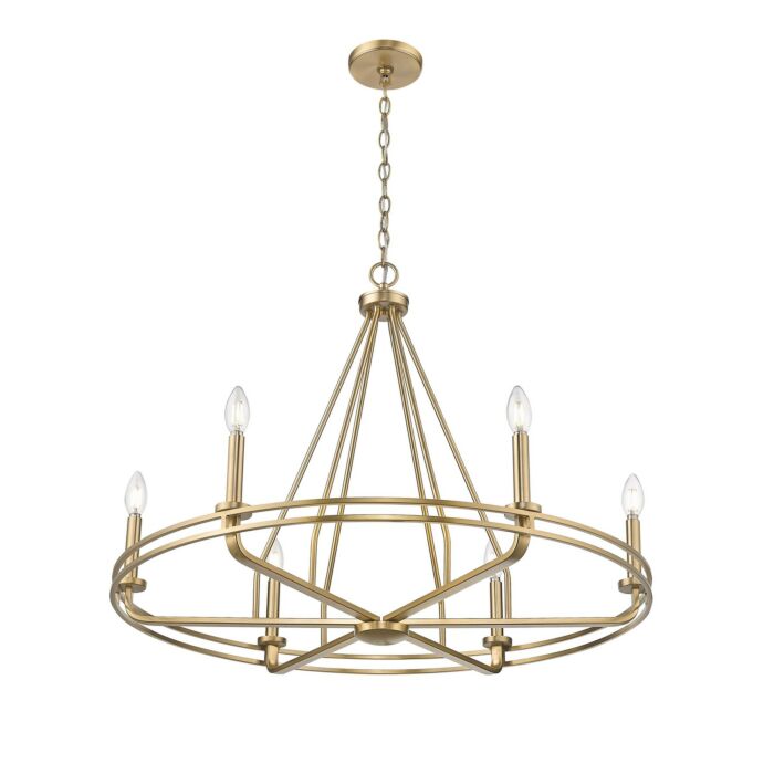 Six Light Chandelier