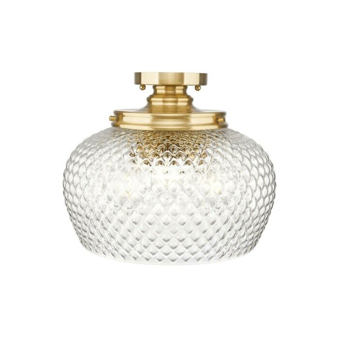 Three Light Semi-Flush Mount