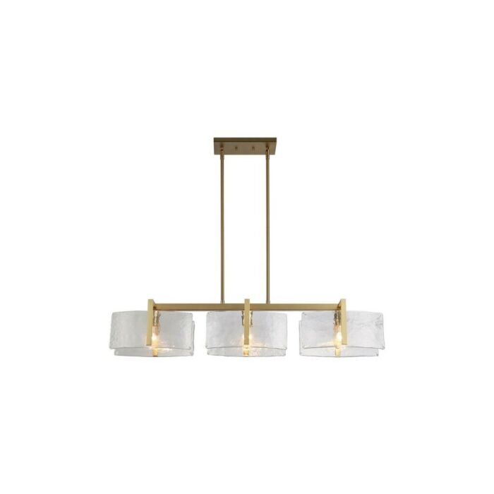 Three Light Linear Pendant
