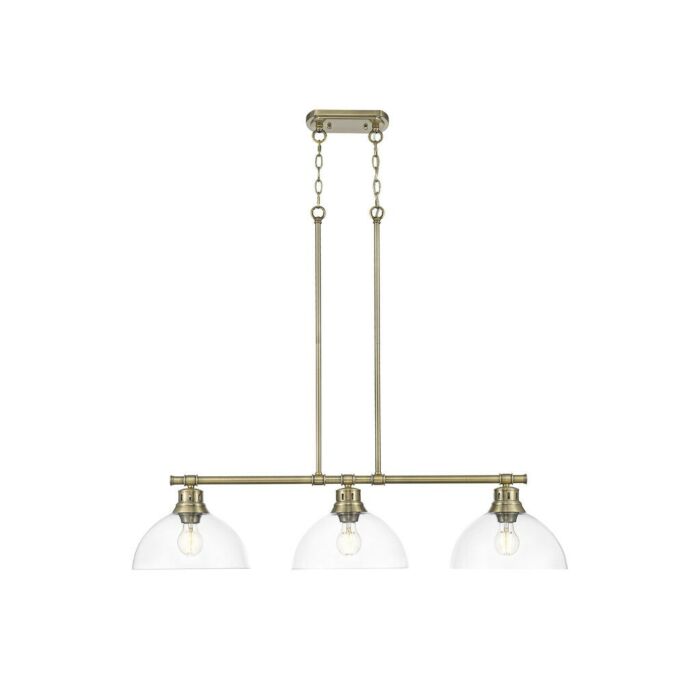 Three Light Linear Pendant