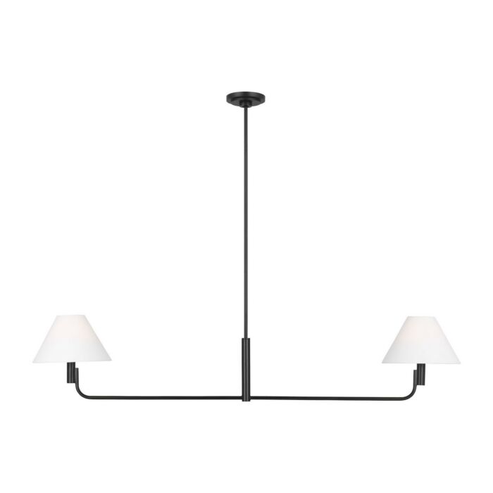 Two Light Linear Chandelier