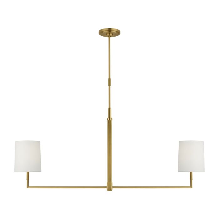 Two Light Linear Chandelier